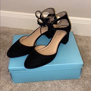Antonio Melani block heels with front tie